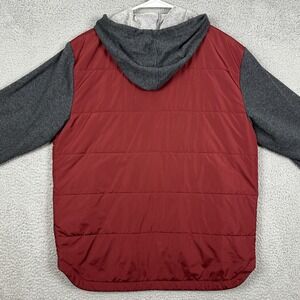 Volcom Jacket Mens Large Red Grey